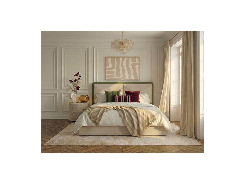 Mara - Storage Bed - Two-tone Textured Fabric