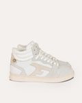 Sneaker Alte Bianche & Beige in Pelle