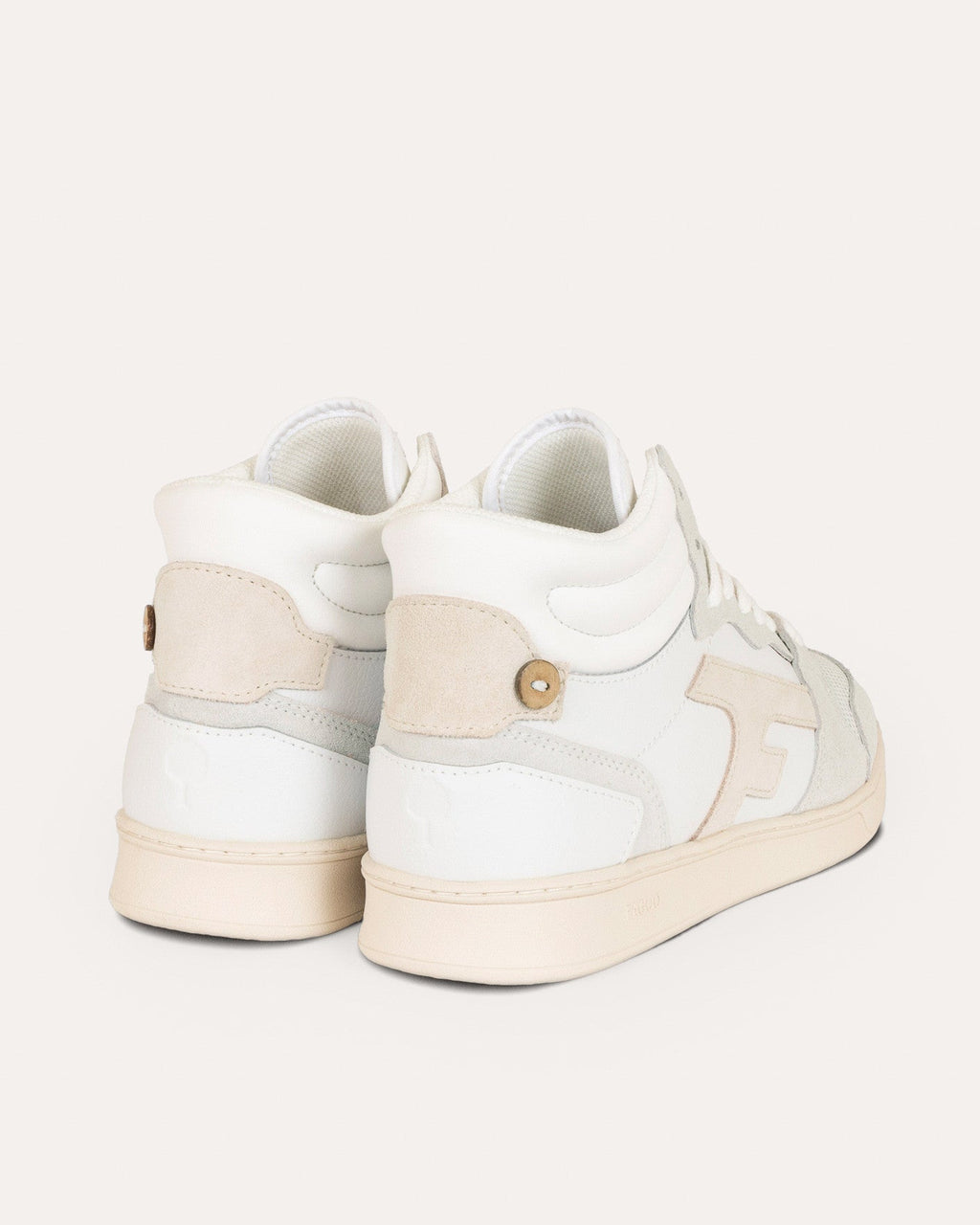 Sneaker Alte Bianche & Beige in Pelle
