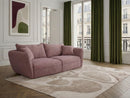 Luigi - Canapé Droit Fixe 3 Places - Tissu Lisse