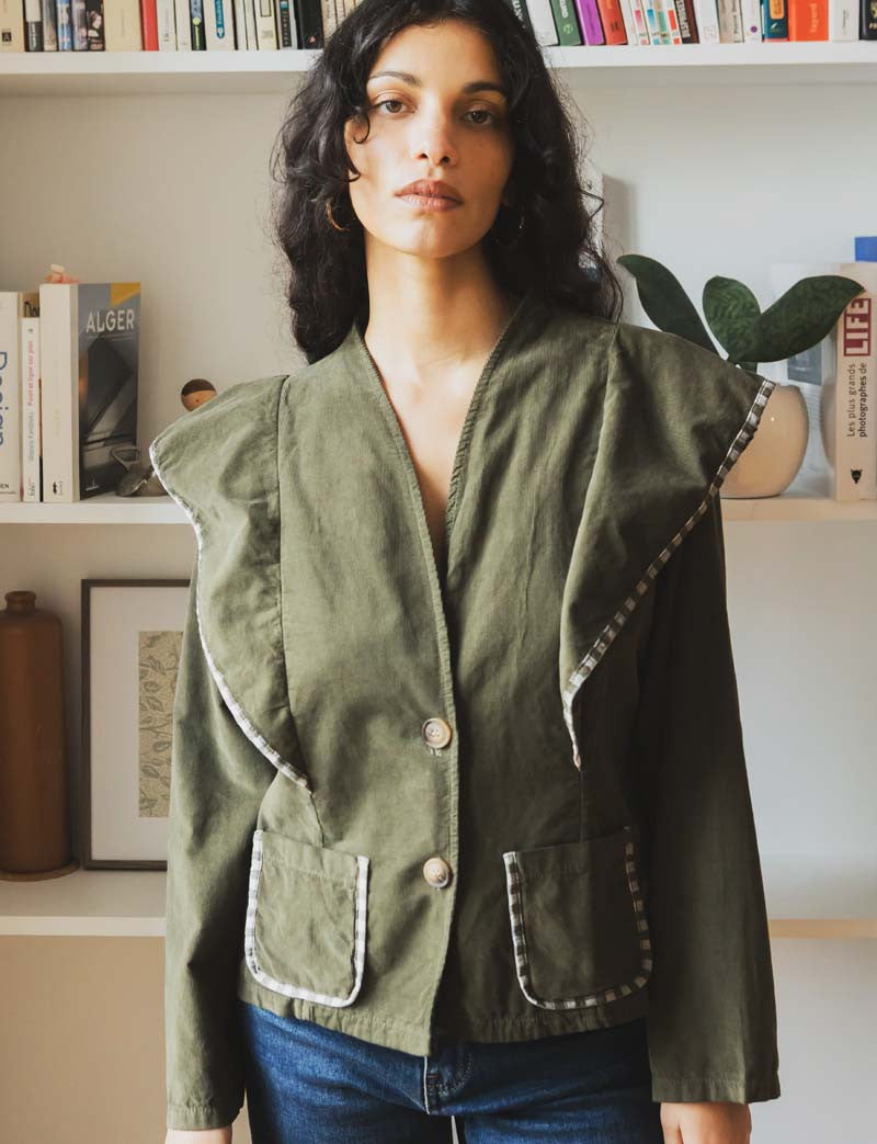 Chaqueta Oliva Edy