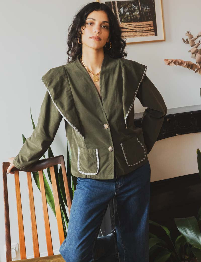Chaqueta Oliva Edy
