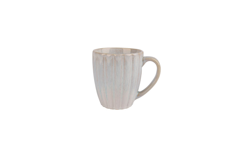 Lot De 6 Tasses En Grès - Astera Pure - Blanc