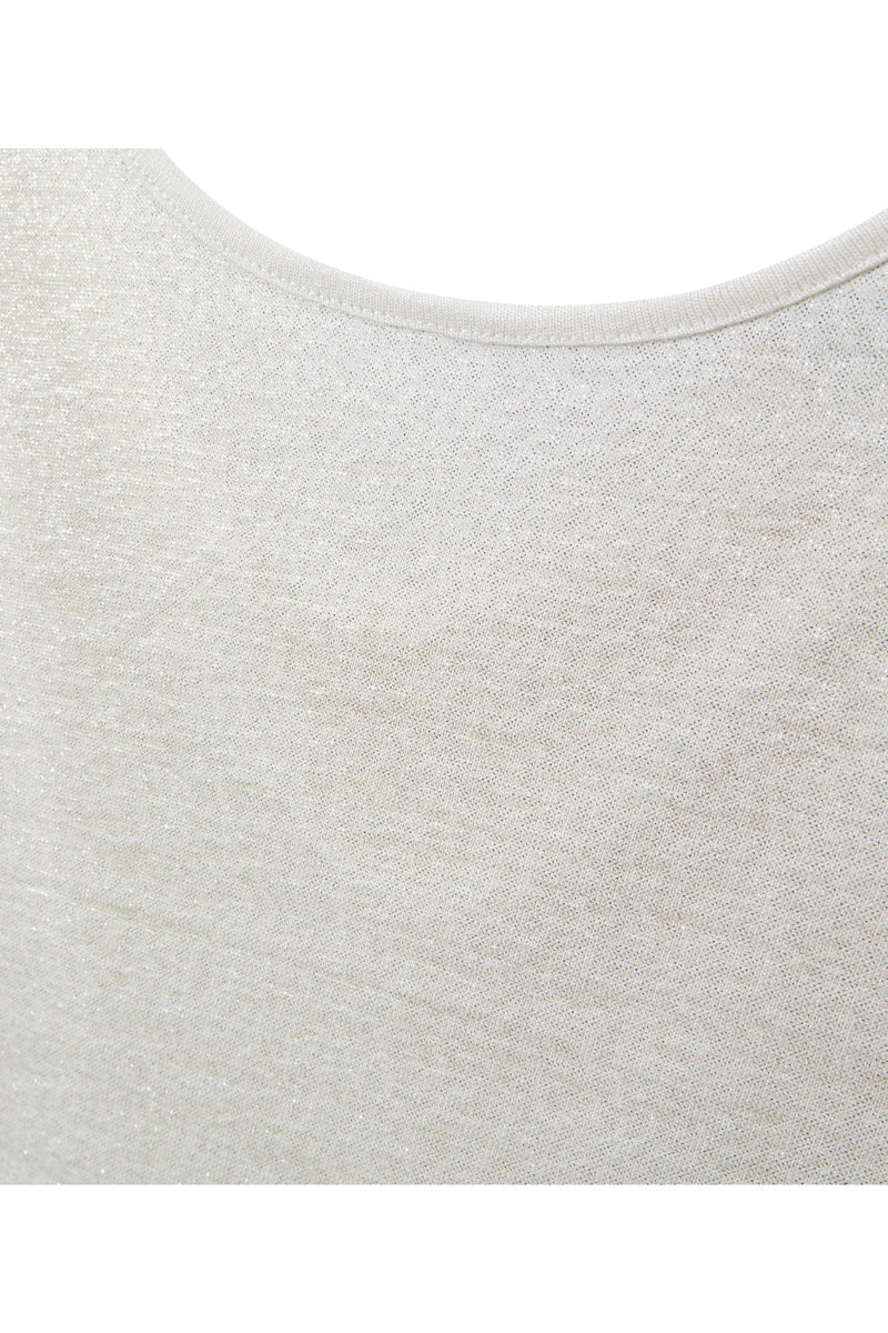 Top de Lino - Blanco Jaspeado - Mujer
