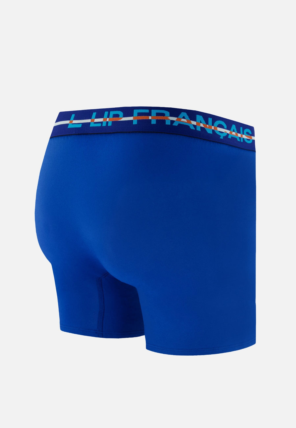 Boxer Redoutable Long En Coton - Bleu Nautique