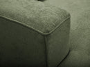 Twiny - Canapé Droit Fixe 3 Places Assise Profonde - Tissu Lisse