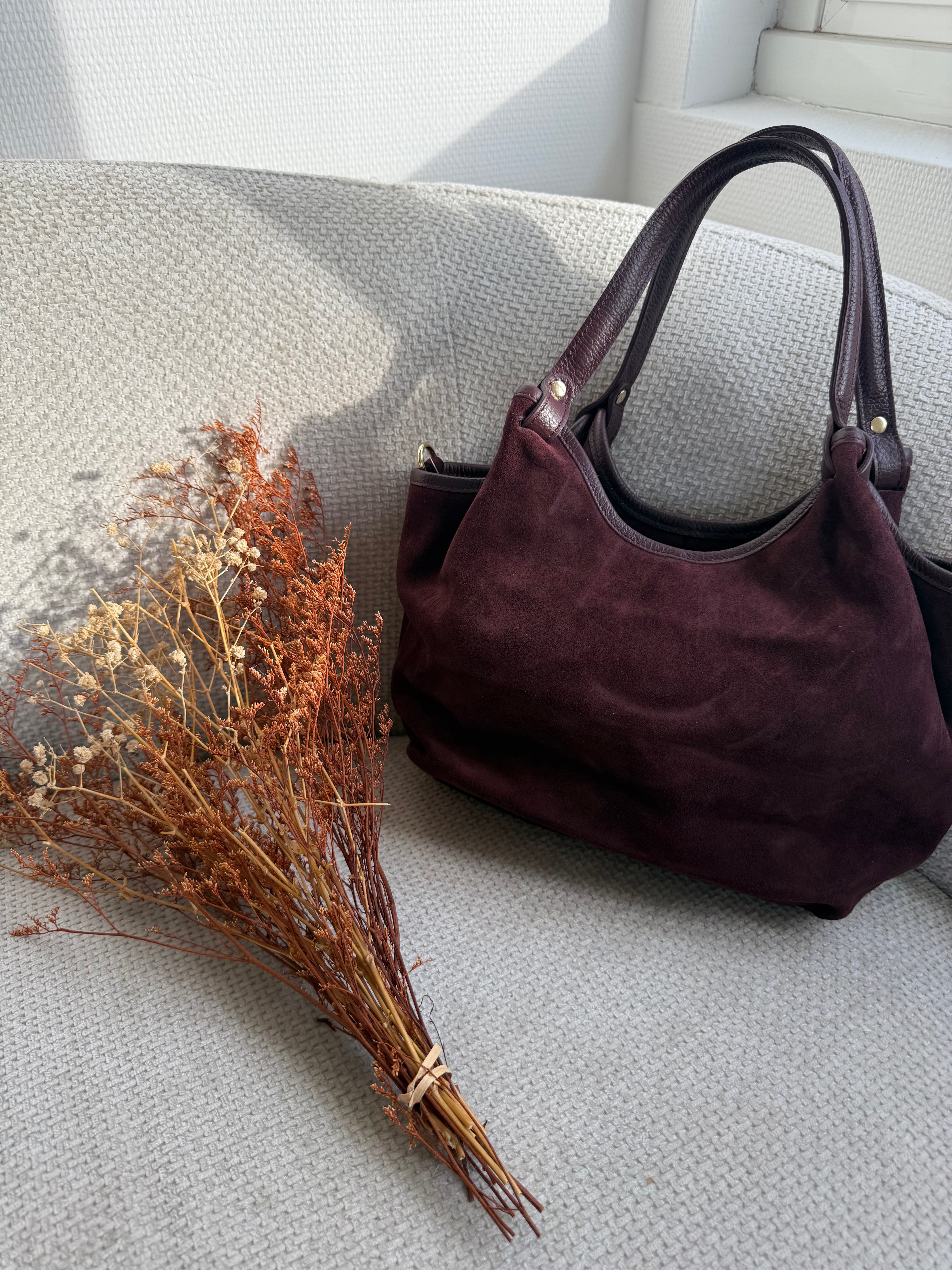 Sac à main Charlie bordeaux