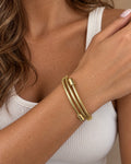 Bracelet Devone - Bracelet Multitours - Doré Ou Argent