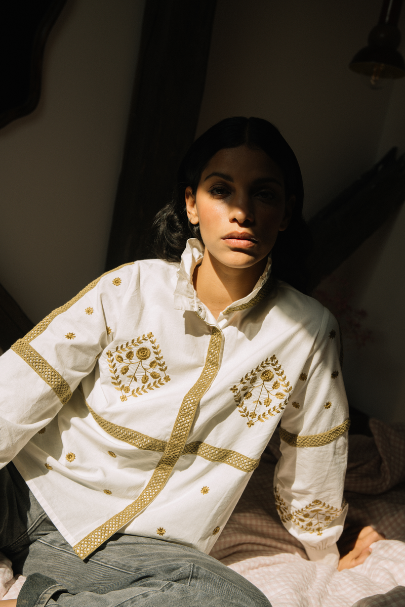 Blouse Bertille - Blanc