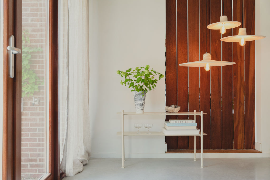 River L - Shelf - Iron - Rice/Beige