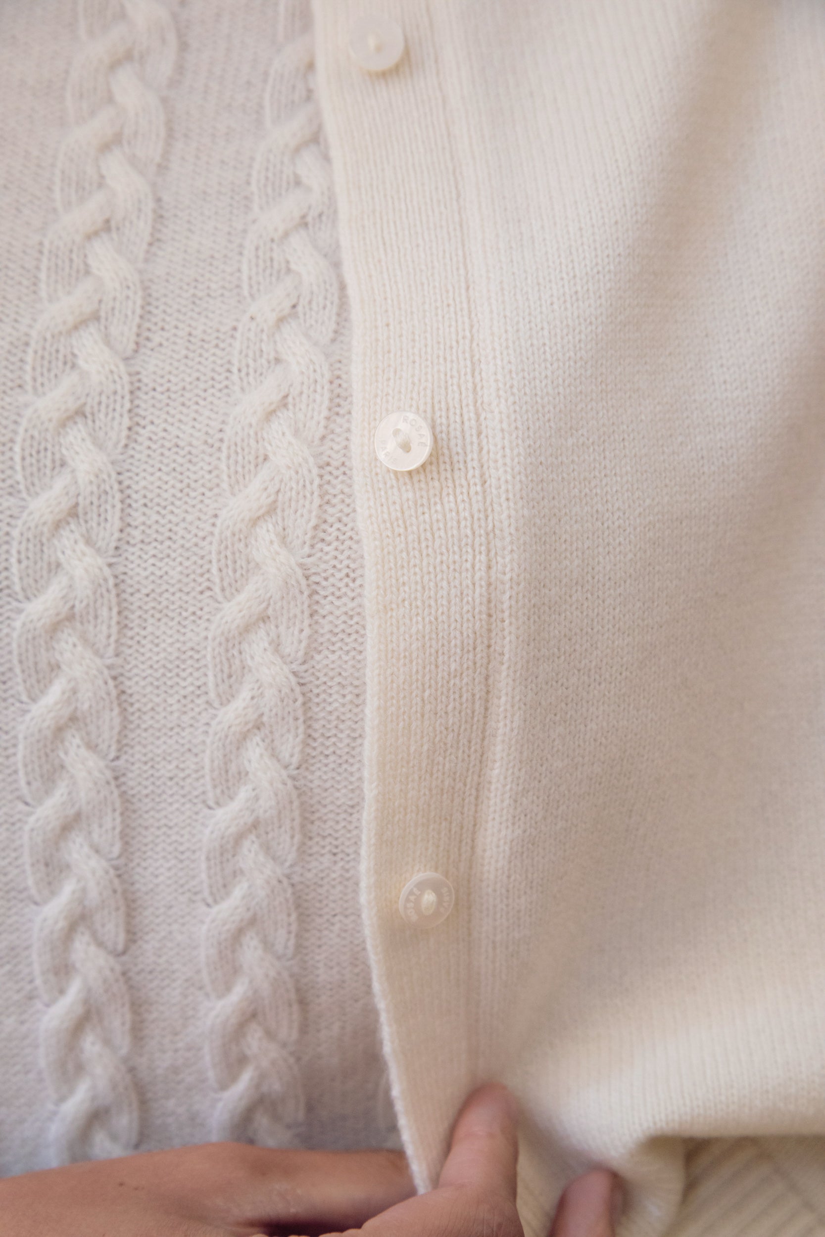 Le Cocteau Knitted Vest - Ecru