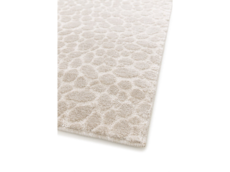 Giso - Tapis Poils Ras - Motif Abstrait - Beige