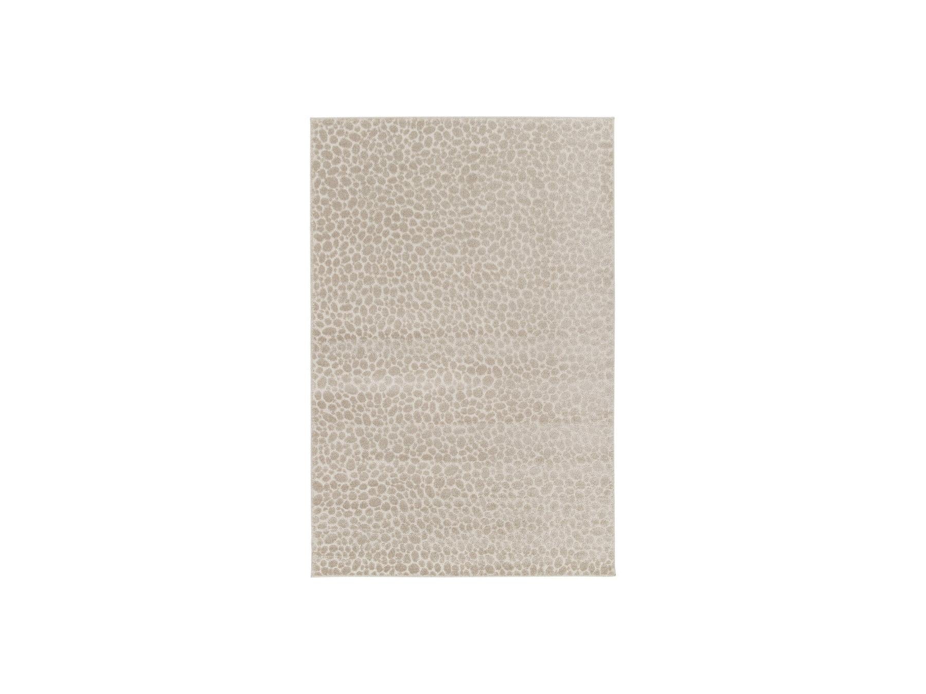Giso - Low-Pile Rug - Abstract Pattern - Beige