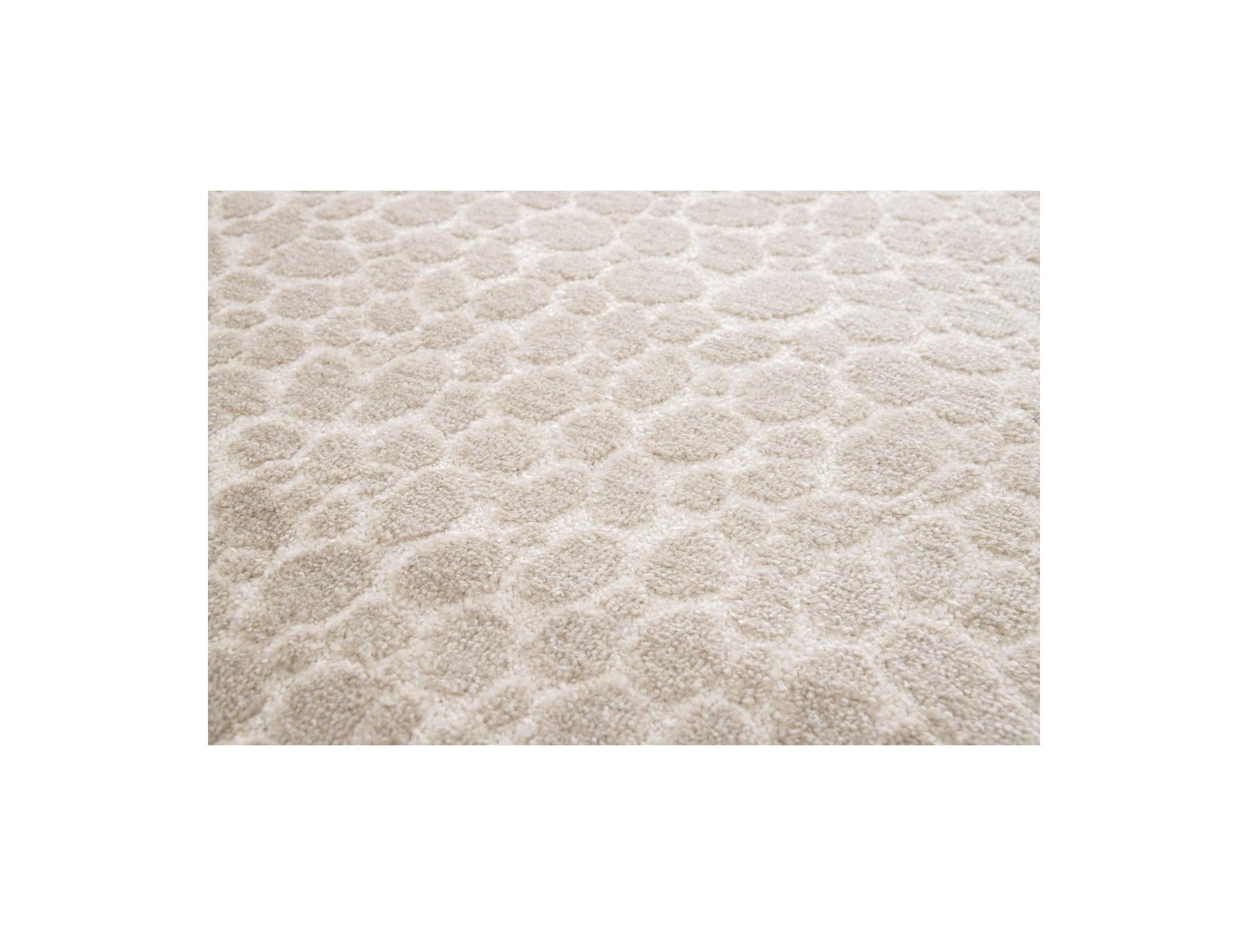 Giso - Low-Pile Rug - Abstract Pattern - Beige