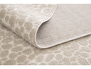 Giso - Tapis Poils Ras - Motif Abstrait - Beige