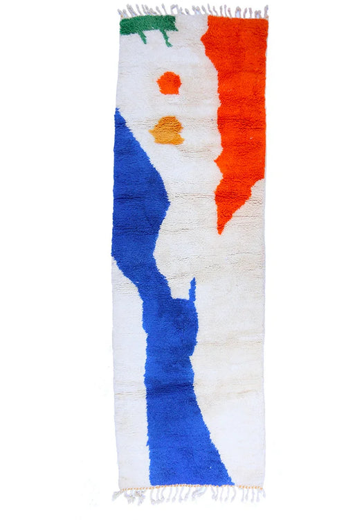 Tapis Berbère Coloré Couloir - 223 x 84 cm