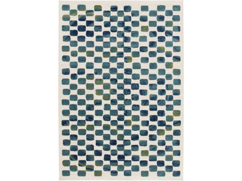 Muza - Tapis Poils Courts - Motif Graphique