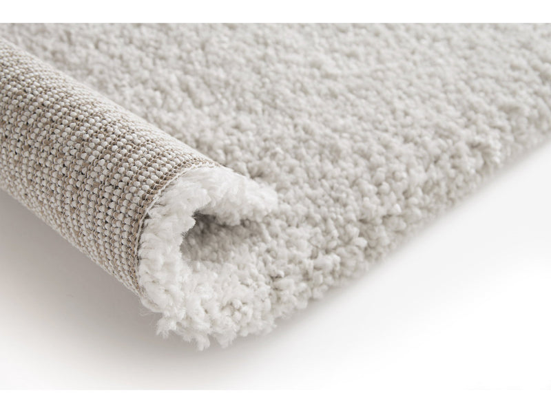 Shonna - Tapis Poils Longs - Uni - Gris Clair