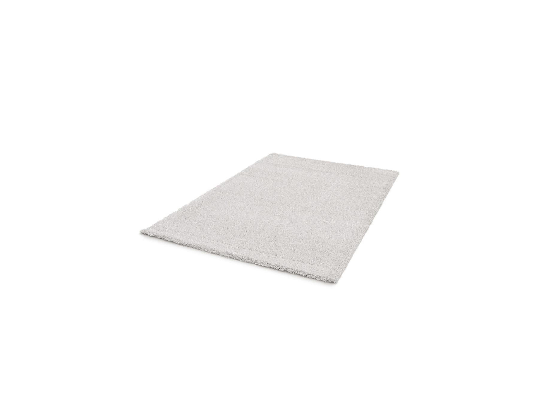 Shonna - Alfombra de pelo largo - Lisa - Gris claro