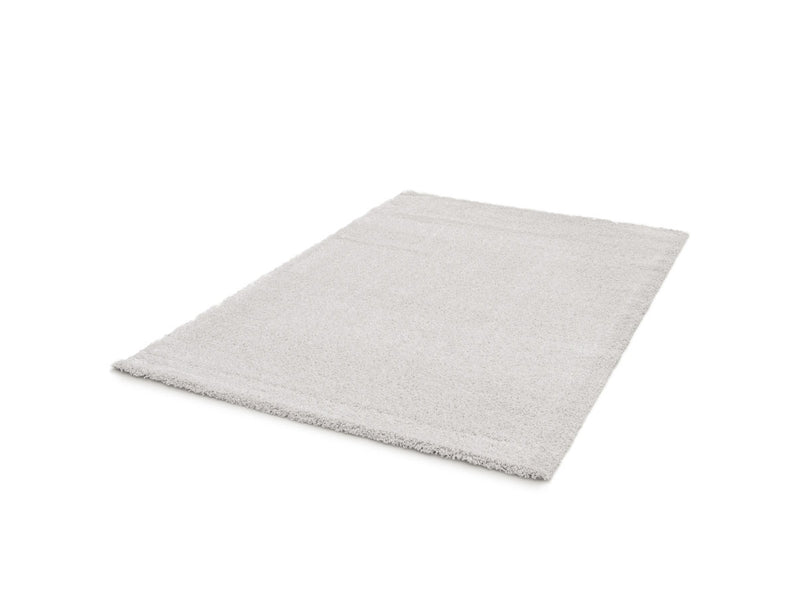 Shonna - Tapis Poils Longs - Uni - Gris Clair