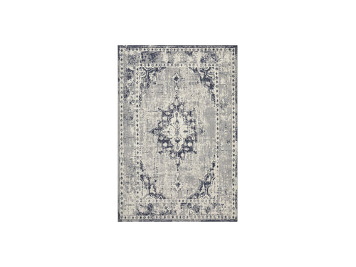 Minerva - Tapis Poils Ras - Vintage - Gris