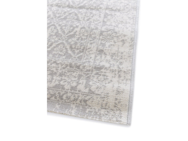Brann - Tapis Poils Ras - Vintage - Gris