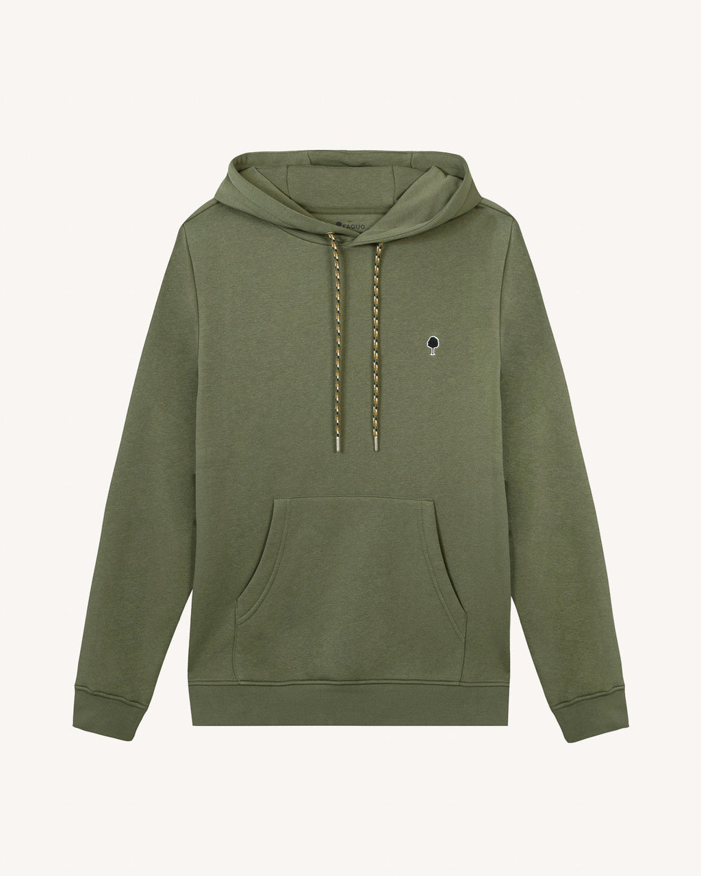 Sudadera con capucha caqui