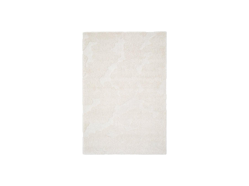 Embren - Embren Long Pile Rug Abstract Pattern - Beige