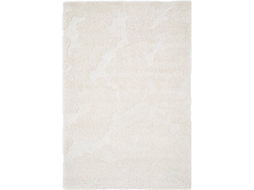 Embren - Tapis Poils Longs Embren Motif Abstrait - Beige