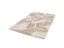 Elvia - Tapis Poils Longs - Motif Abstrait - Beige