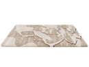 Elvia - Tapis Poils Longs - Motif Abstrait - Beige