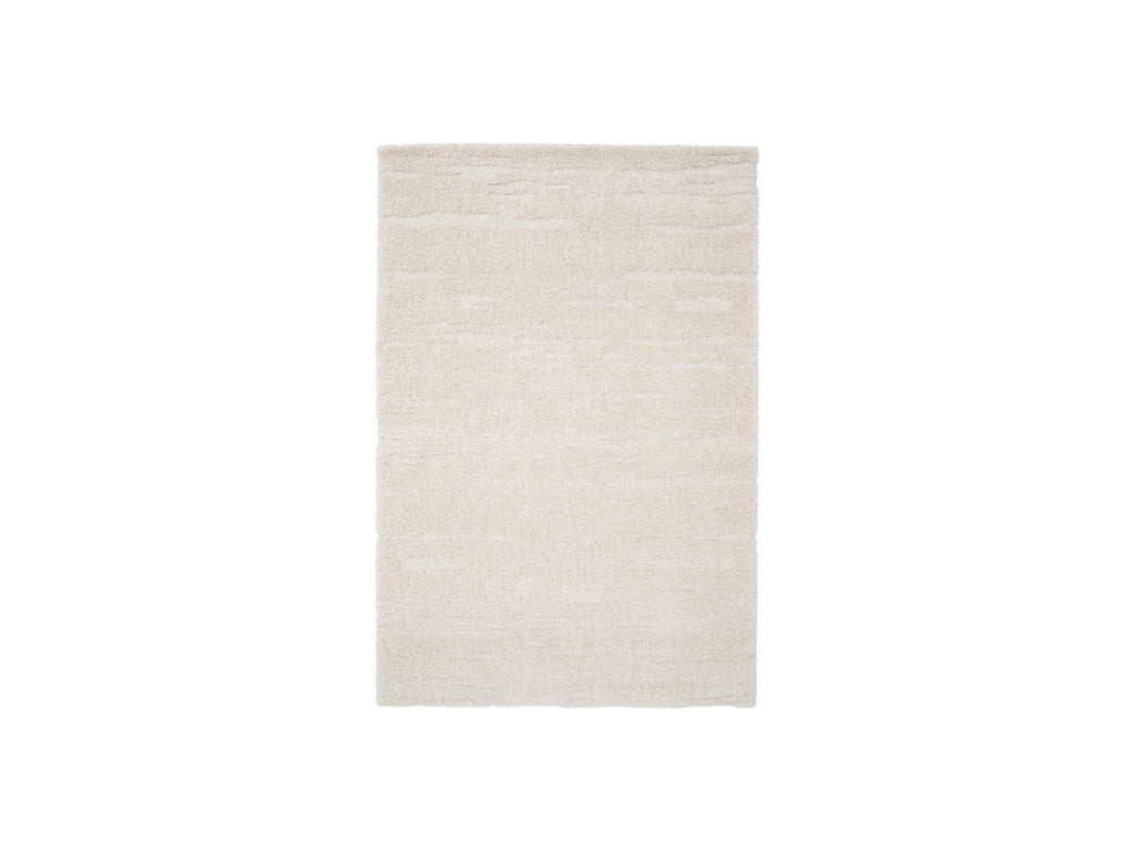 Telira - Long Pile Rug - Abstract Pattern - Beige