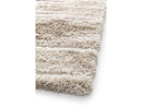 Telira - Tapis Poils Longs - Motif Abstrait - Marron