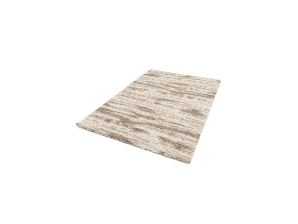 Telira - Long-Pile Rug - Abstract Pattern - Brown