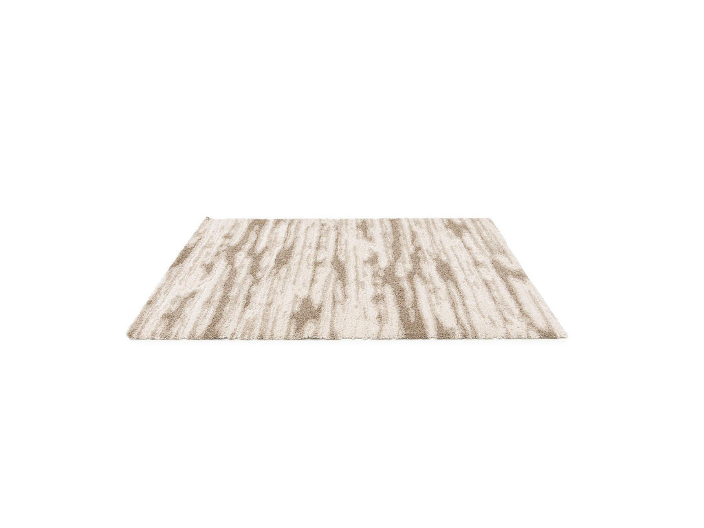 Telira - Long-Pile Rug - Abstract Pattern - Brown