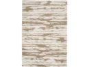 Telira - Tapis Poils Longs - Motif Abstrait - Marron
