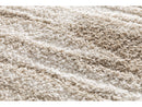Telira - Tapis Poils Longs - Motif Abstrait - Marron