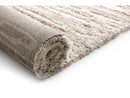 Telira - Tapis Poils Longs - Motif Abstrait - Marron