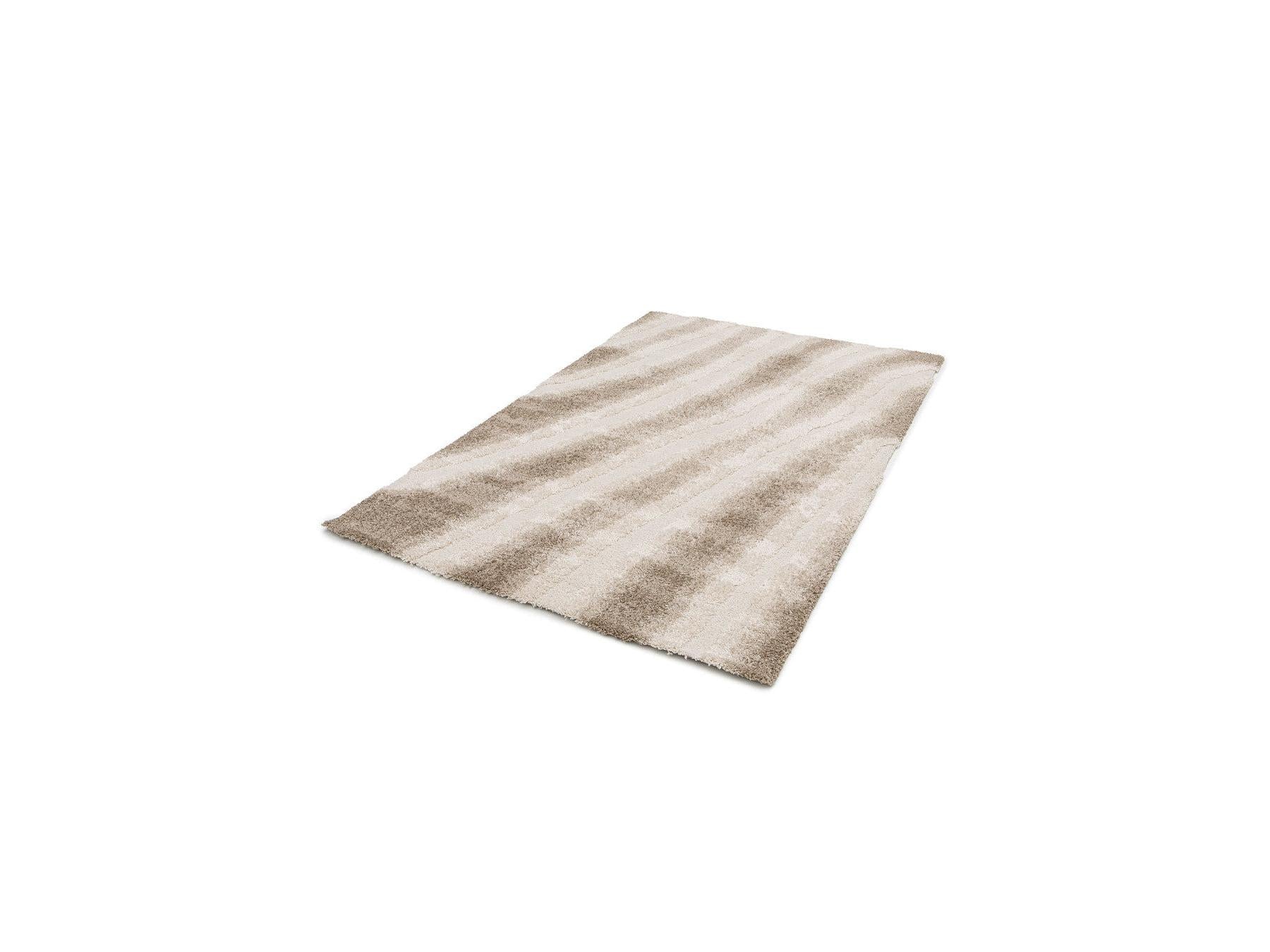 Tirasu - Long Pile Rug - Abstract Pattern - Beige