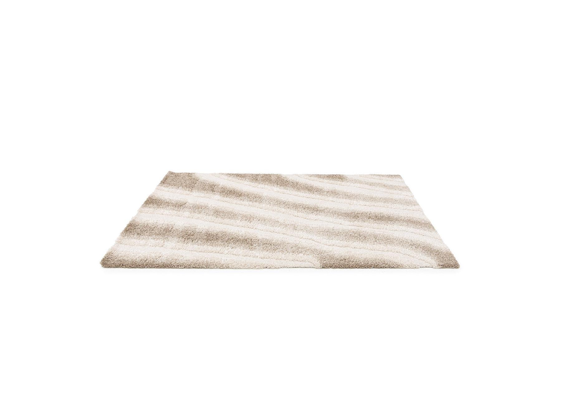 Tirasu - Long Pile Rug - Abstract Pattern - Beige