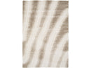 Tirasu - Tapis Poils Longs - Motif Abstrait - Beige