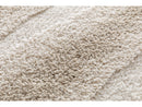Tirasu - Tapis Poils Longs - Motif Abstrait - Beige