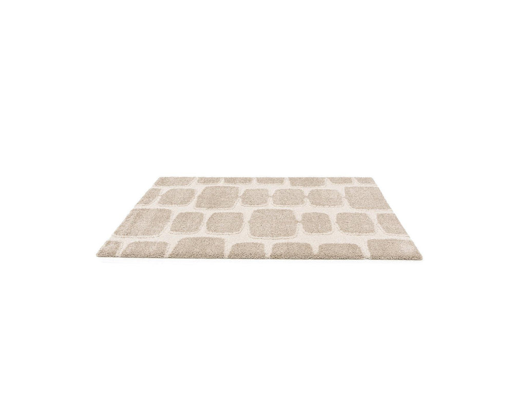 Chino - Long Pile Rug - Abstract Pattern - Beige