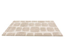 Chino - Tapis Poils Longs - Motif Abstrait - Beige