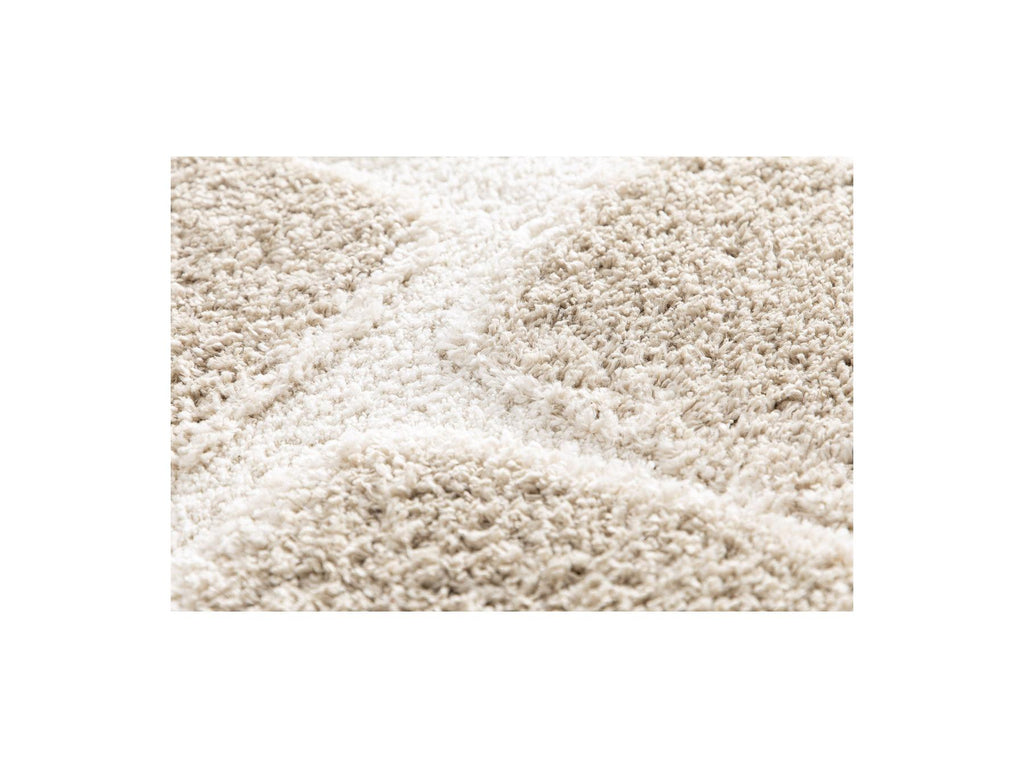 Chino - Long Pile Rug - Abstract Pattern - Beige