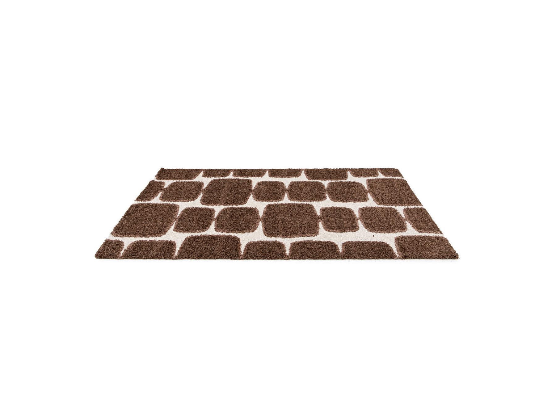Chino - Long-Pile Rug - Abstract Pattern - Brown