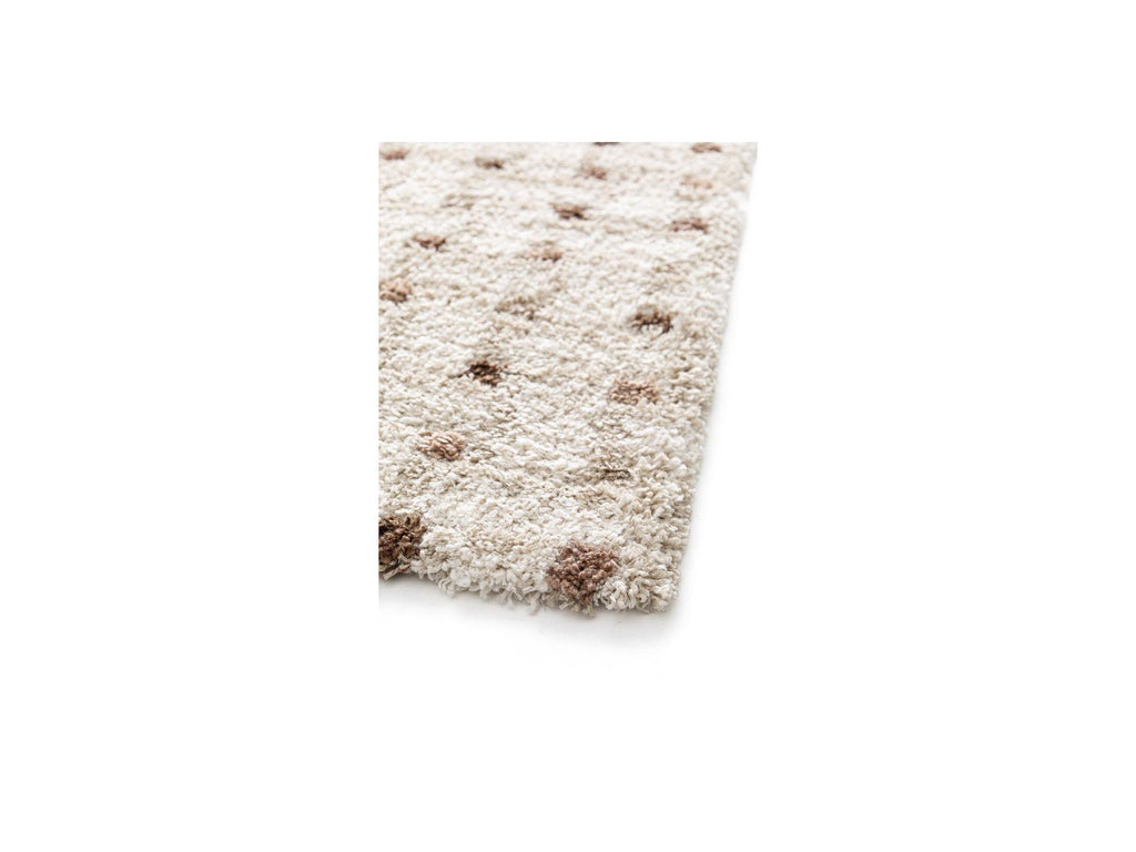 Mizai - Long Pile Rug - Graphic Pattern - Beige
