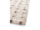 Mizai - Tapis Poils Longs - Motif Graphique - Beige