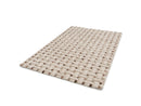 Mizai - Tapis Poils Longs - Motif Graphique - Beige