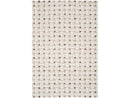 Mizai - Tapis Poils Longs - Motif Graphique - Beige